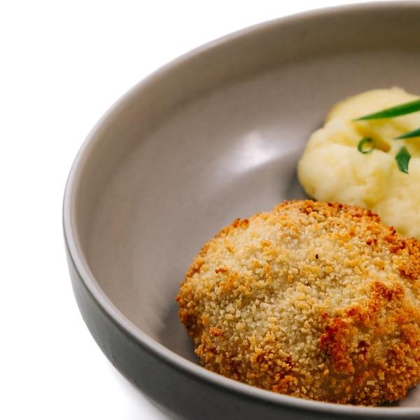 Котлета куриная с пюре картофельным 