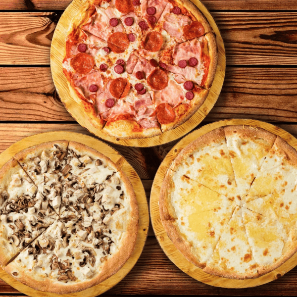 *АКЦИЯ* комбо Мясная (классика)/Курица грибы (классика)/3 сыра  1500р вместо 1660р