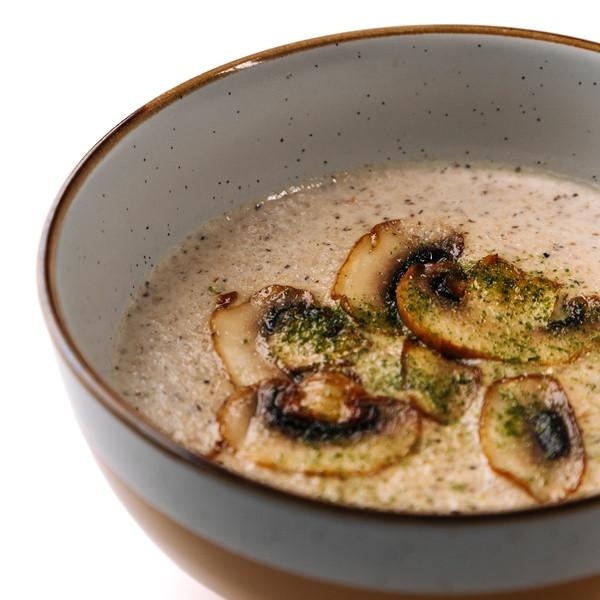 Суп грибной с ветчиной 