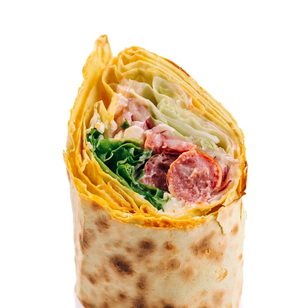 Шаверма с колбасками
